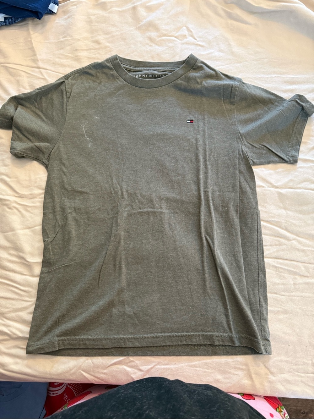 Tommy Hilfiger Kids Grey Crew Neck Tee